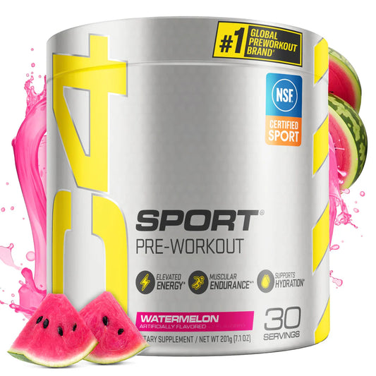 Cellucor C4 Sport Pre Workout Powder Watermelon Review by Senses Nutrition