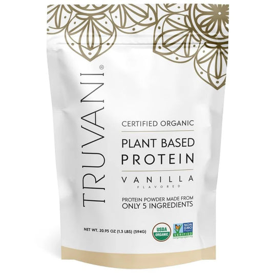 Truvani Plant-Based Protein Powder, Vanilla - Reviewed by Senses Nutrition