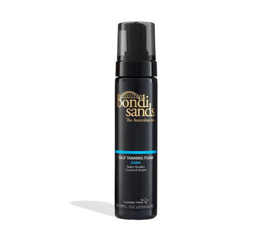 Bondi Sands Dark Self Tanning Foam | Lightweight, Self-Tanner Foam Enriched with Aloe Vera and Coconut Provides an Even, Streak-Free Tan | 6.76 oz/200 mL