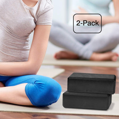 Gaiam Yoga Block - Supportive Latex-Free Eva Foam - Soft Non-Slip Surface with Beveled Edges for Yoga, Pilates, Meditation - Yoga Accessories for Stability, Balance, Deepen Stretches