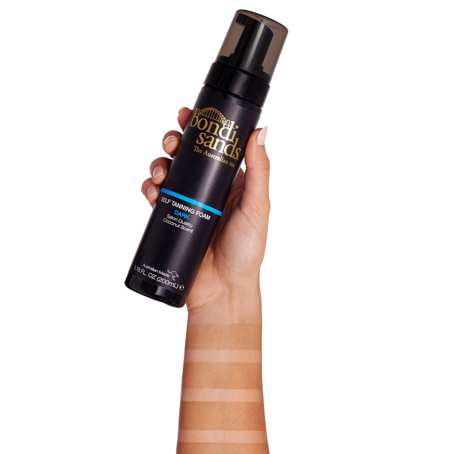 Bondi Sands Dark Self Tanning Foam | Lightweight, Self-Tanner Foam Enriched with Aloe Vera and Coconut Provides an Even, Streak-Free Tan | 6.76 oz/200 mL