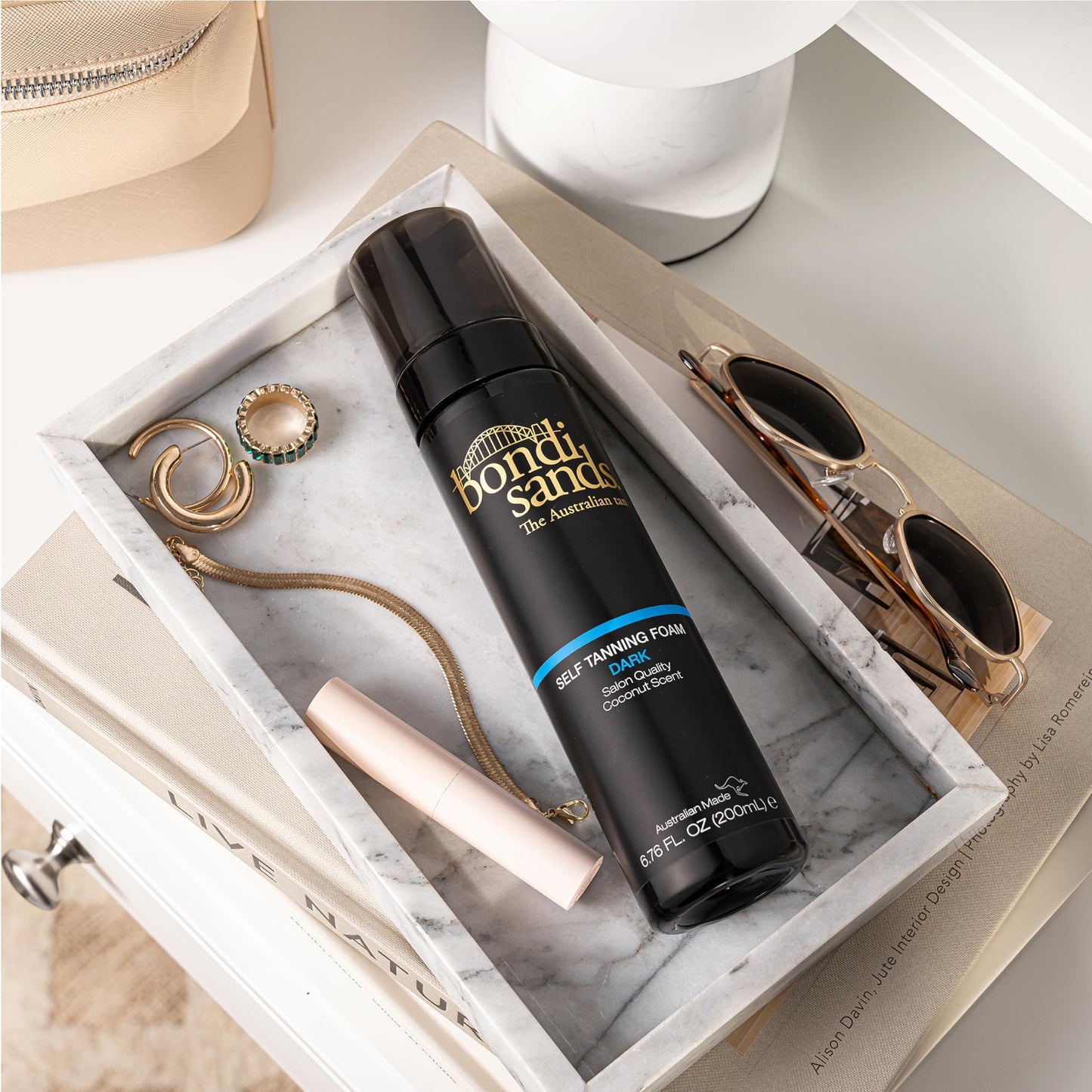 Bondi Sands Dark Self Tanning Foam | Lightweight, Self-Tanner Foam Enriched with Aloe Vera and Coconut Provides an Even, Streak-Free Tan | 6.76 oz/200 mL