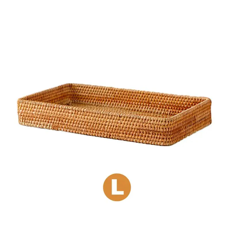 Rattan Wicker Woven Storage Fruit Basket